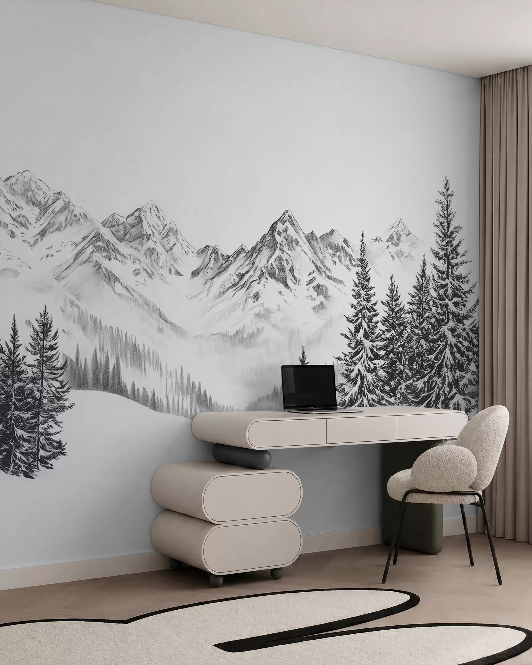 Fototapeedid Alpitalve visand w02352