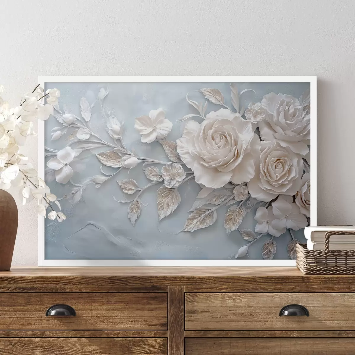 Plakat Neutraalsetes toonides lilleseade f41858