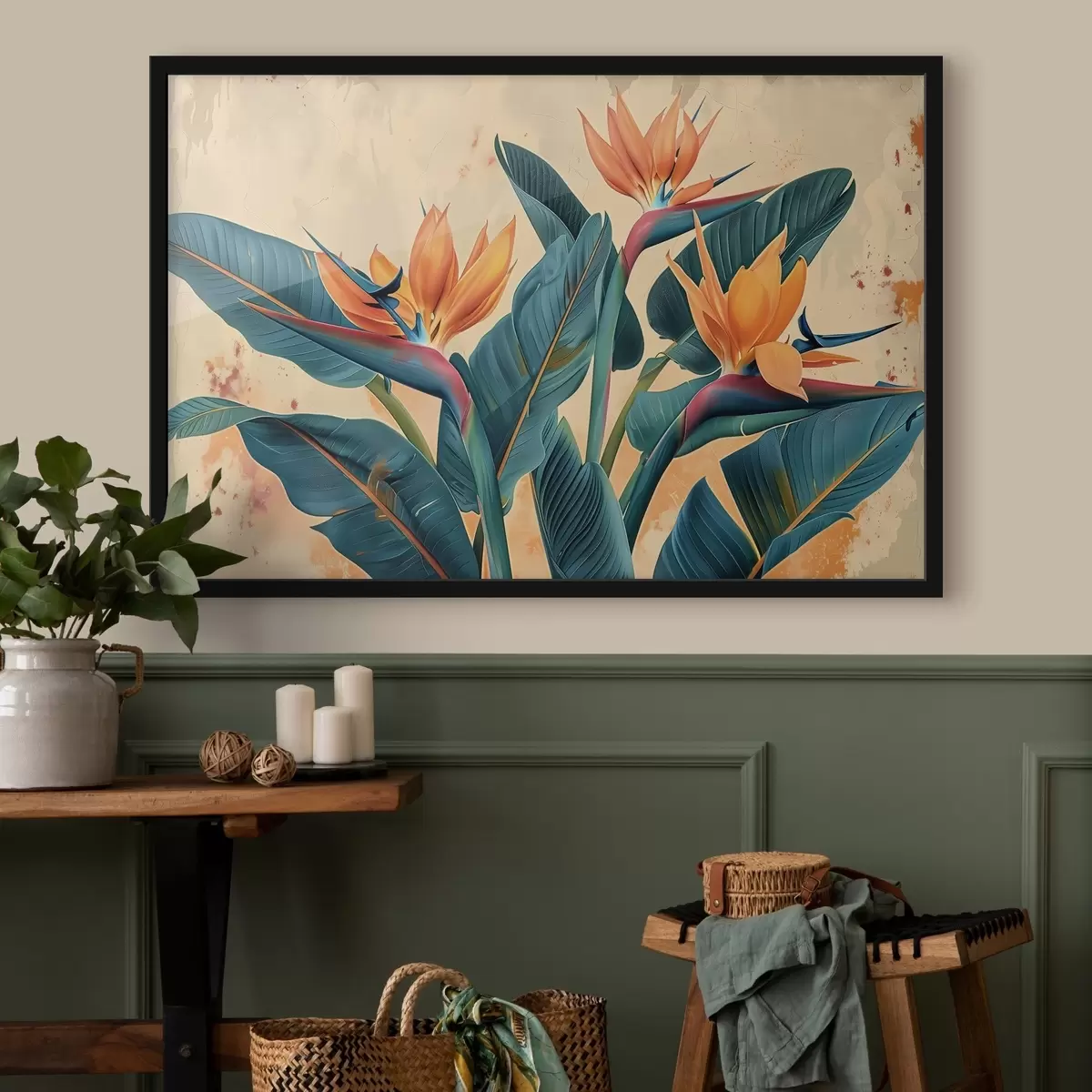 Plakat Troopilised banaanipuud f41863