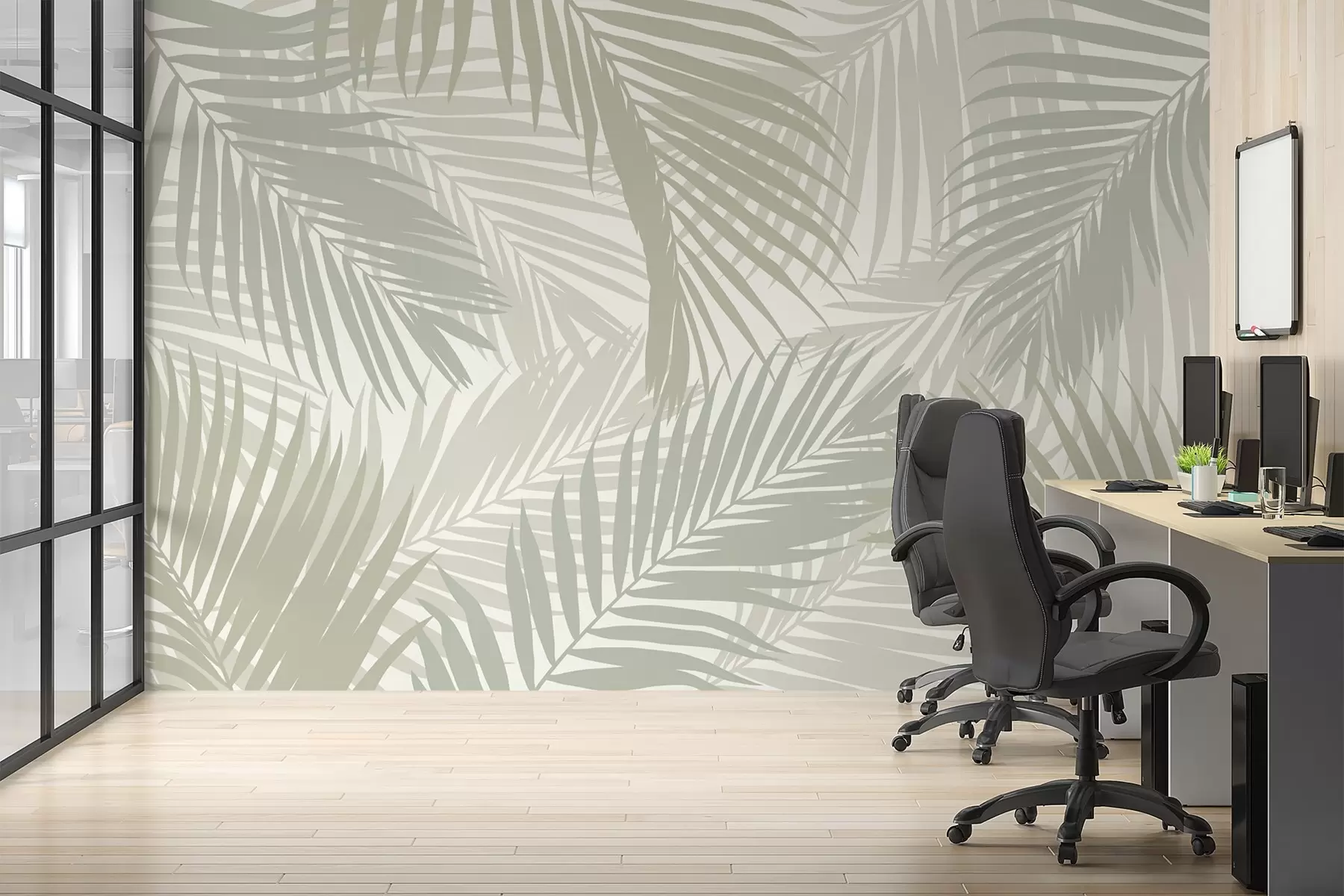 Fototapeedid Suured palmilehed w02398