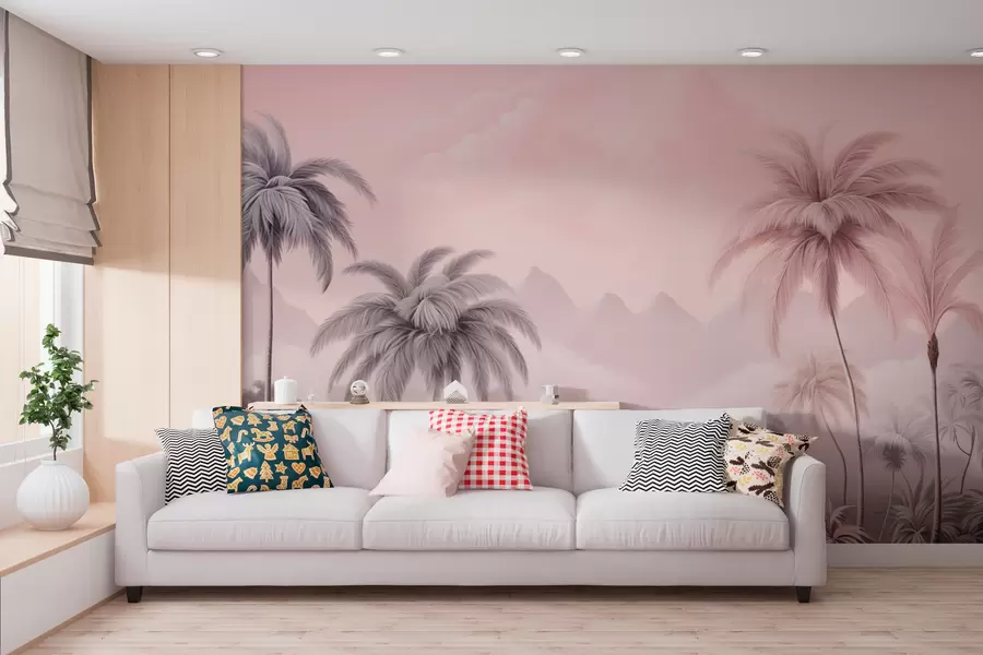 Fototapeedid Roosa troopika w02253