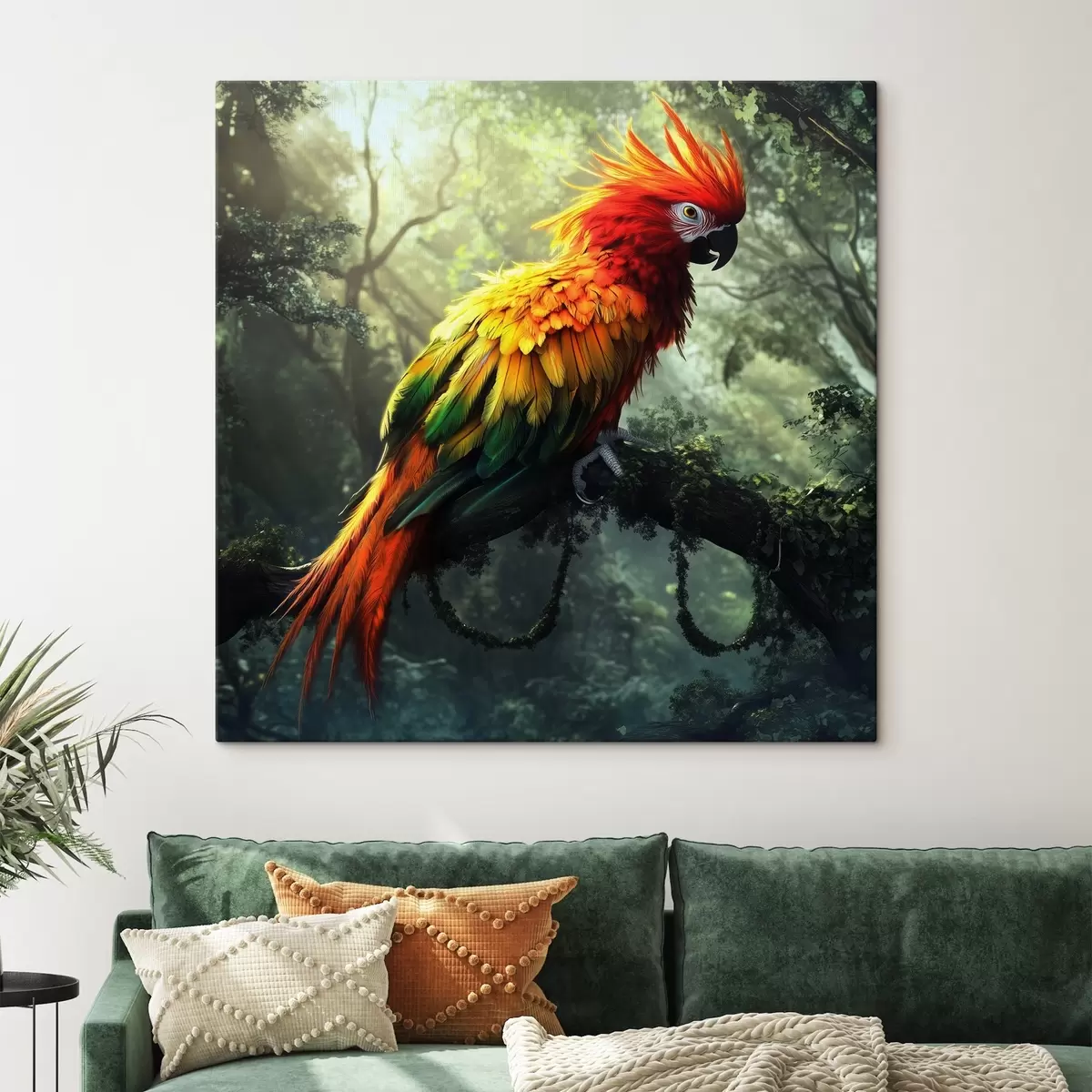 Pilt Värviline papagoi džunglis s41967