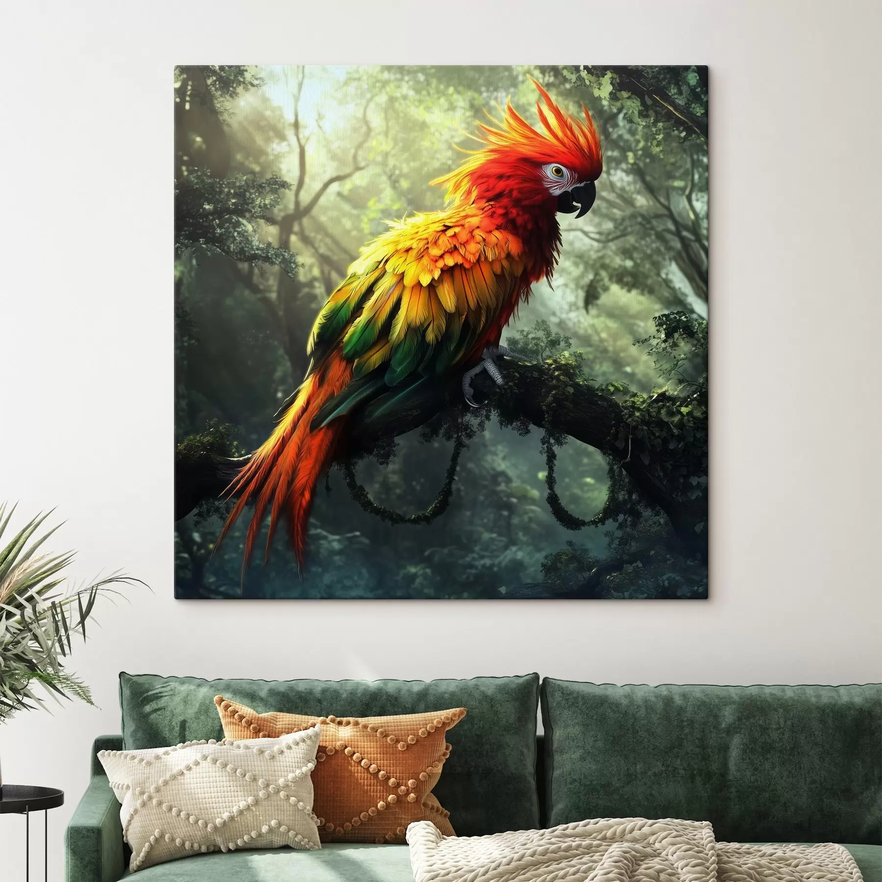 Pilt Värviline papagoi džunglis s41967