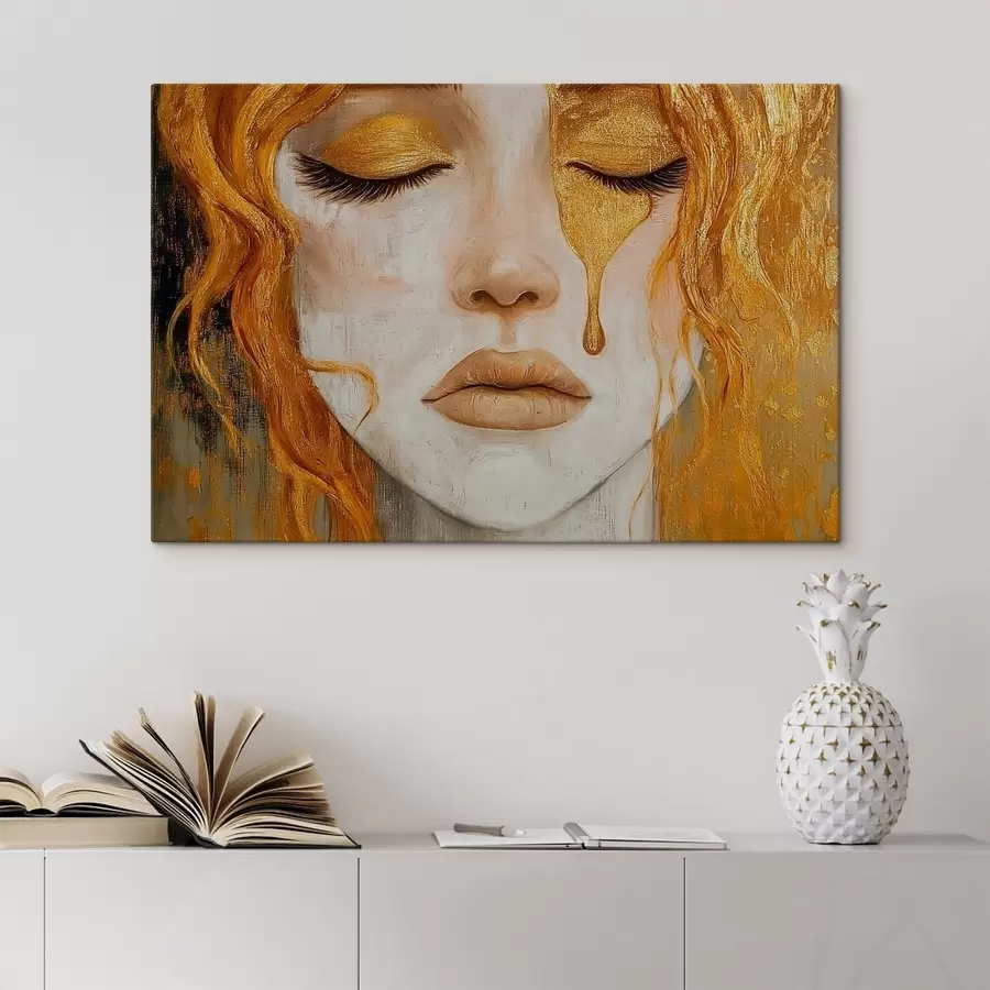 Pilt Tüdruk, kellel on pisarad näol s41914