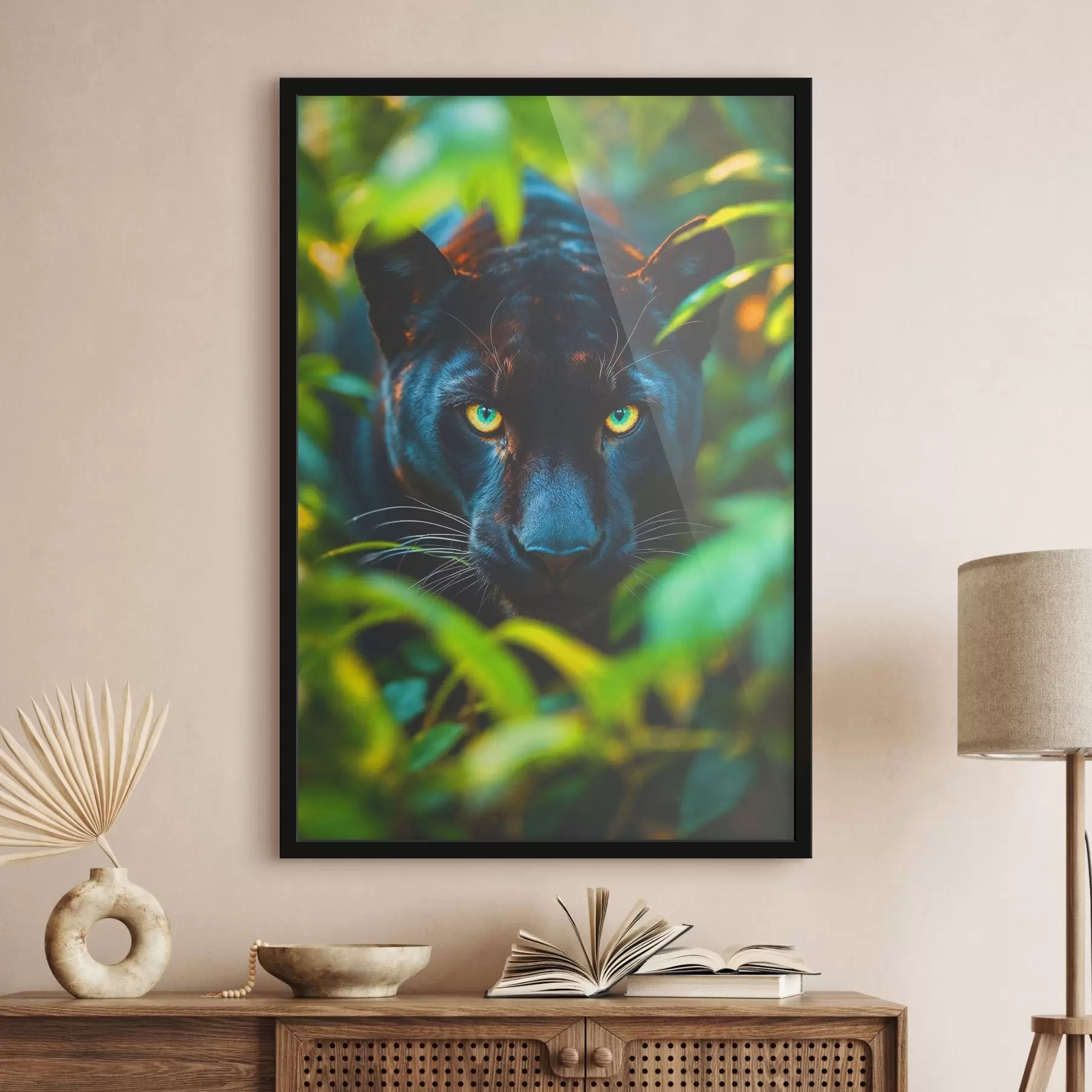 Pilt Must panter džunglis f41930