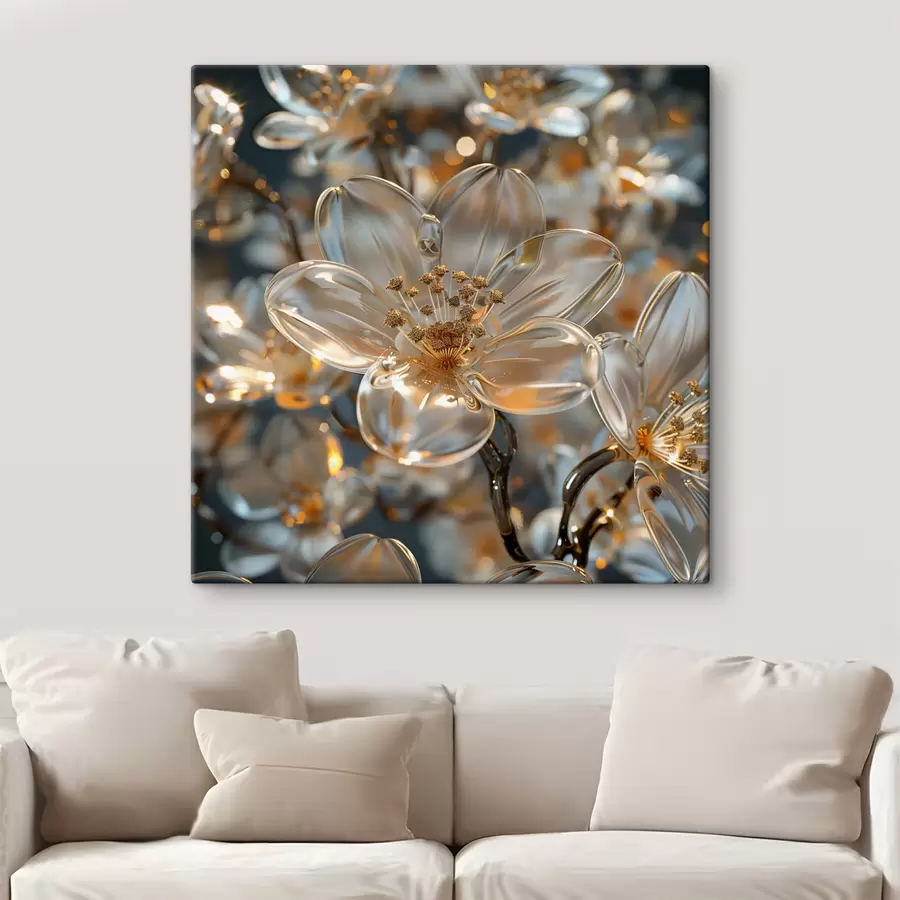 Fototapeedid Klaaslilled pastelsetes värvides s40660