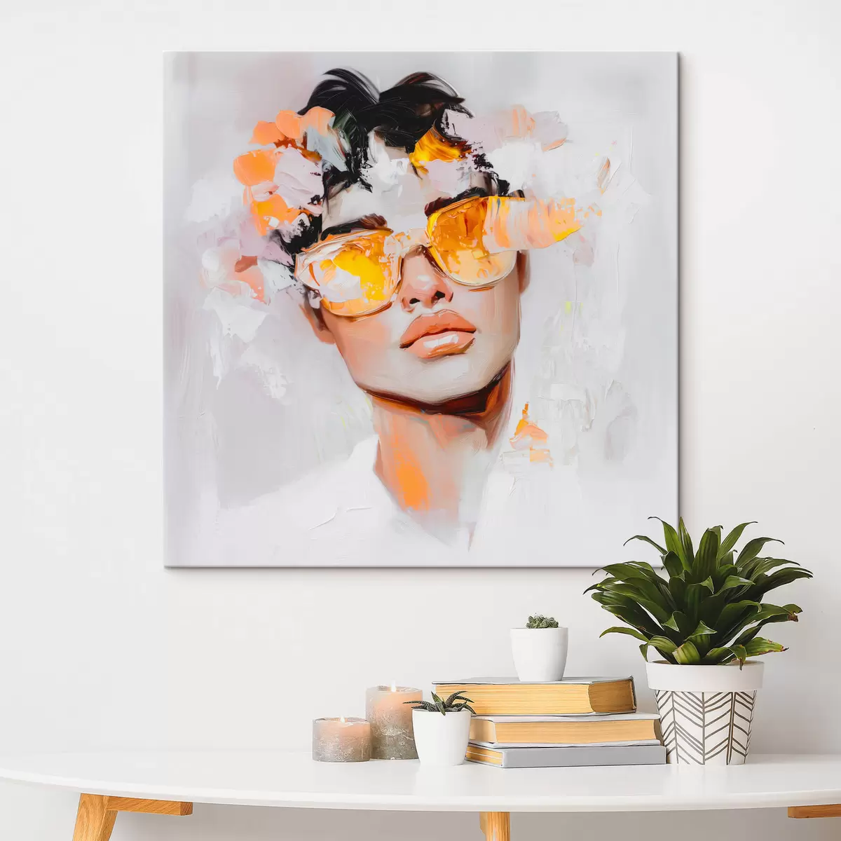 Pilt Mehe portree koos maalijoonte imitatsiooniga s41987