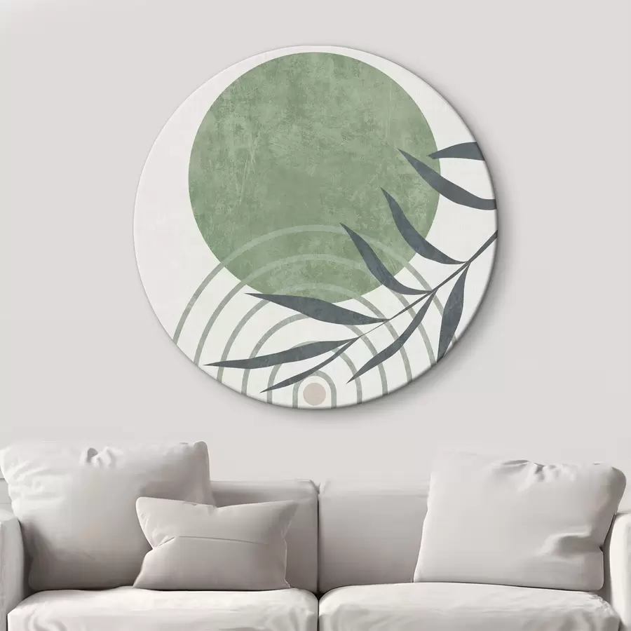 Pilt Abstraktne kaarjoon ja ringgeomeetria on kaasaegne trend. r36421