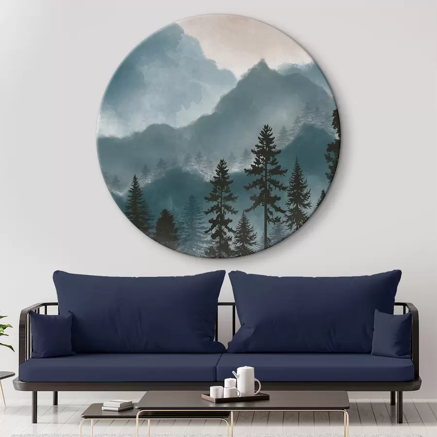 Pilt Abstraktsed akvarellmäed r36607