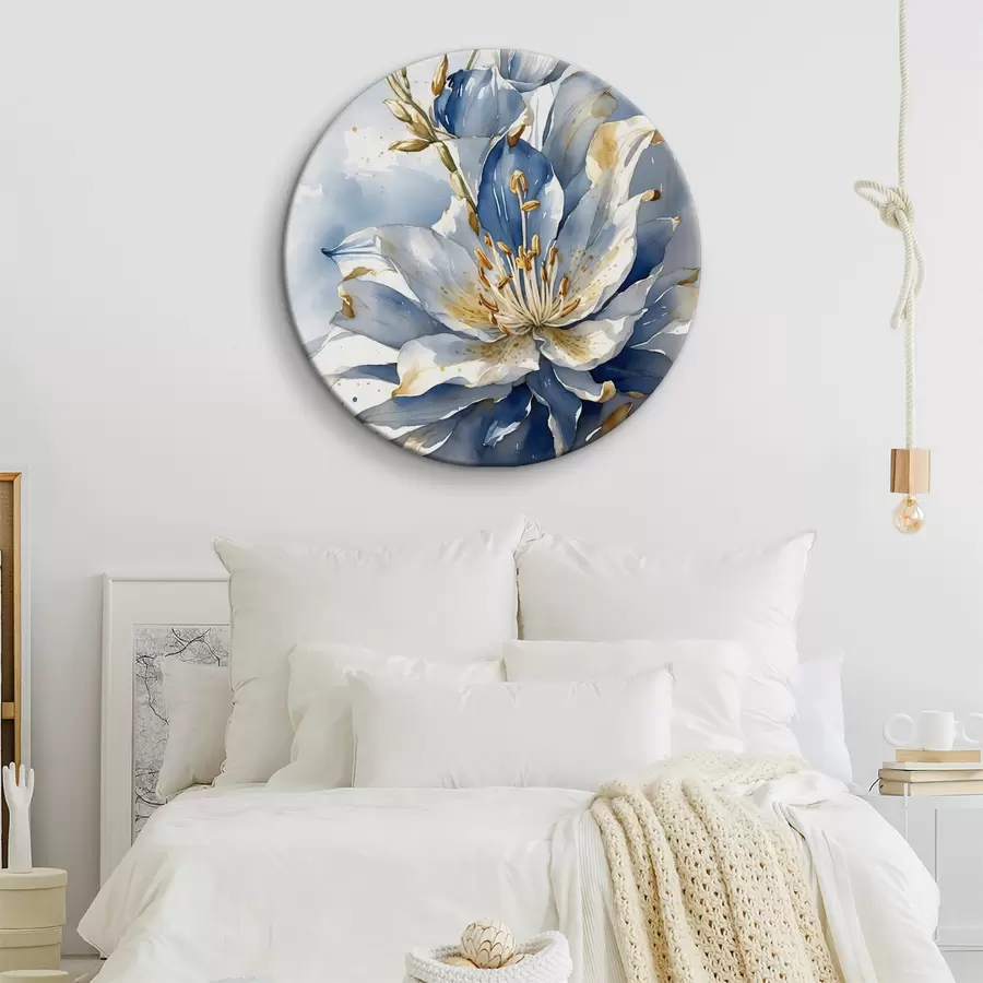 Fototapeedid Sinine liilia akvarelliga r39872