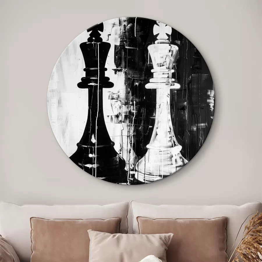 Pilt Must-valge värvi male r38642