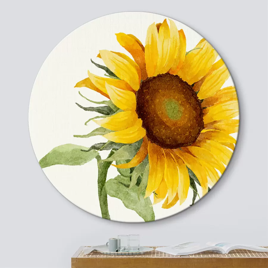 Pilt Värviline akvarell päikeselill r39343