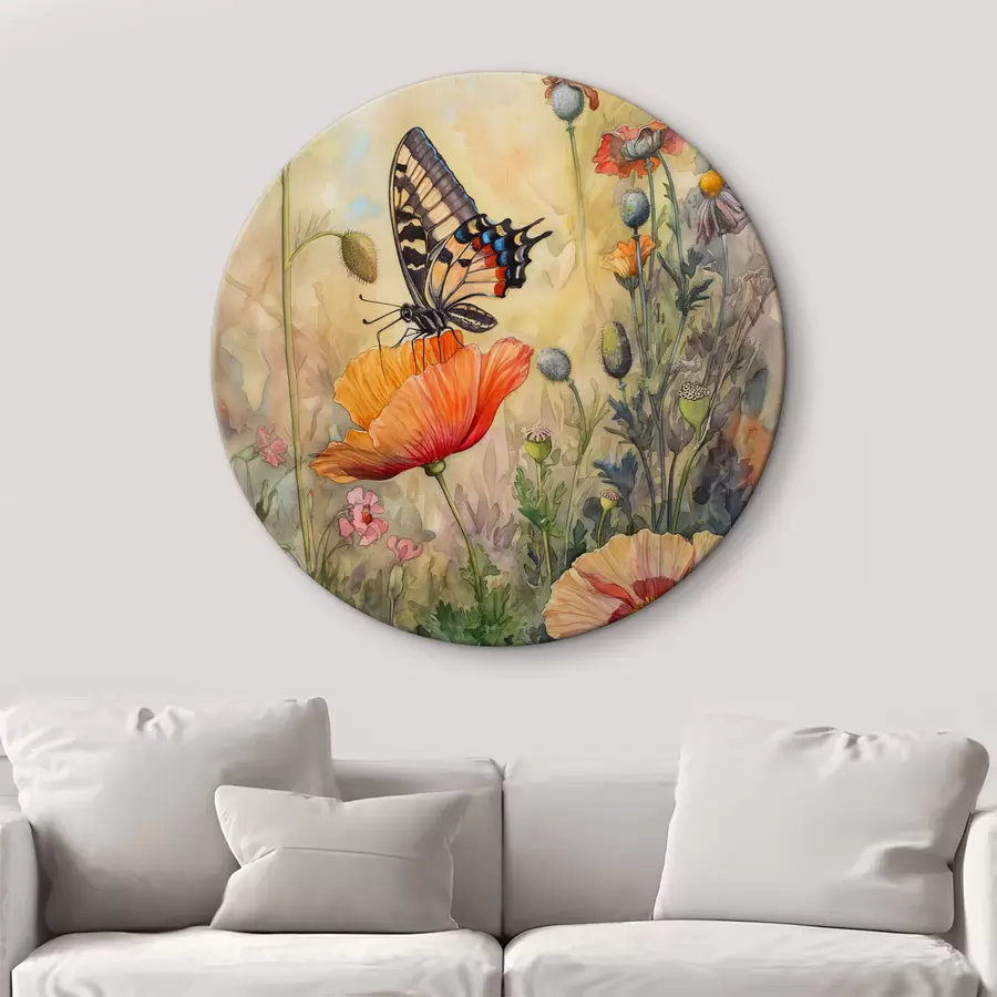 Fototapeedid Mooni ja liblika põld r38520