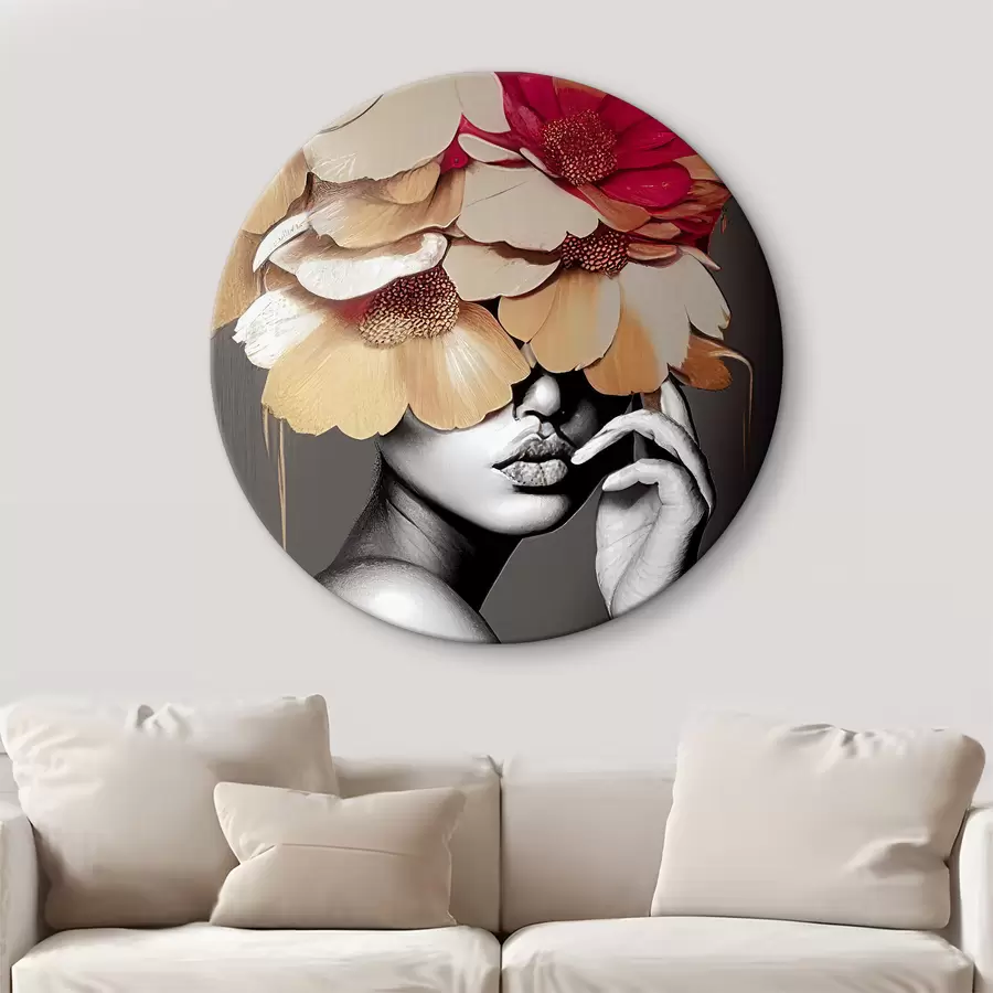 Fototapeedid Lill, taim ja valge r35442