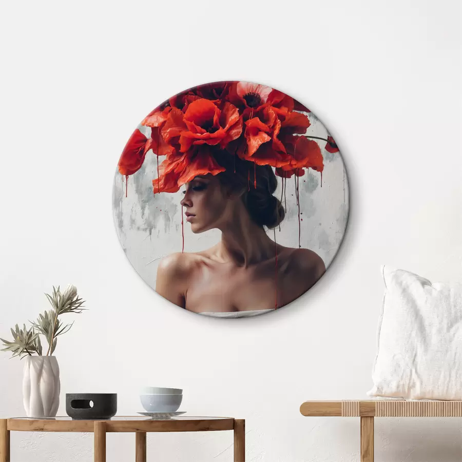 Pilt Tüdruk moonidega peas r40338