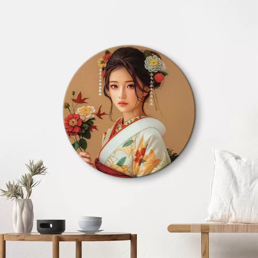 Fototapeedid Jaapani naine ilusas kimonos r40108