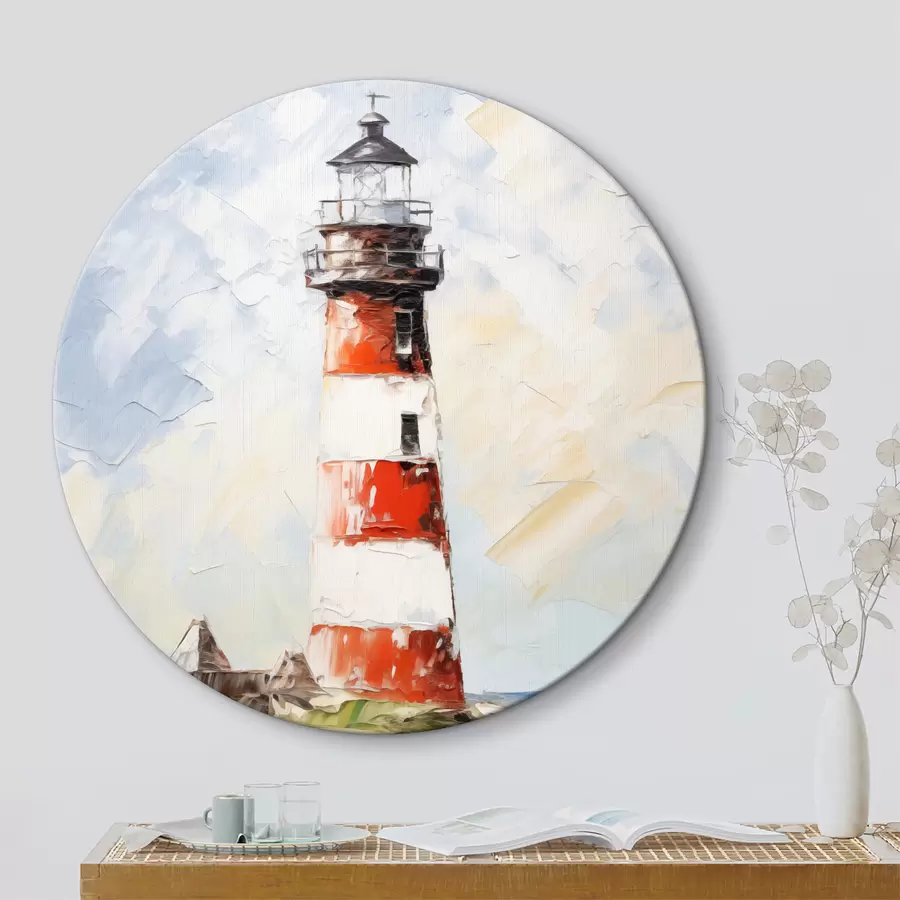 Fototapeedid Majaka maalimine saarel r40223