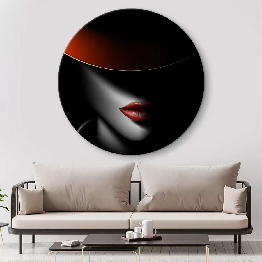 Pilt Huulte, välguga pildistamine ja müts r03483