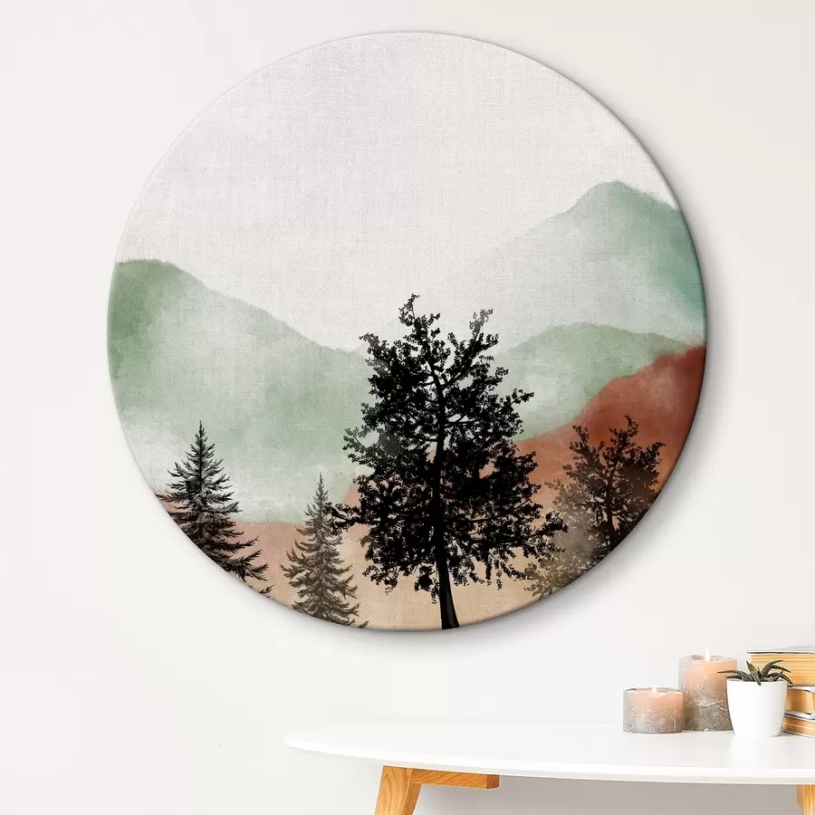 Pilt Mägimaastik akvarellina r36592