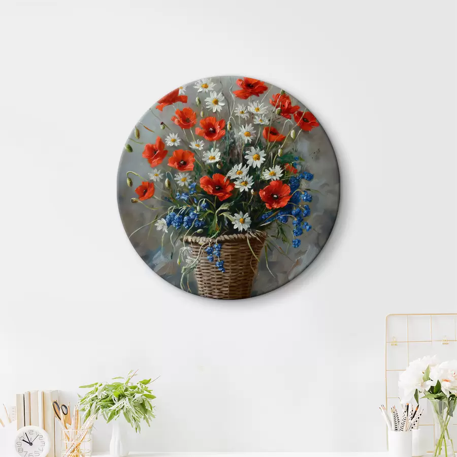 Fototapeedid joonistatakse põllulilli r40259