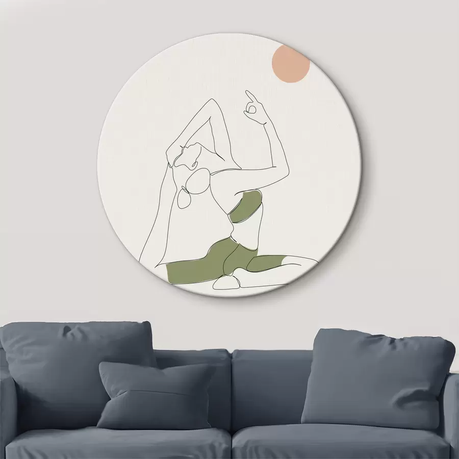 Pilt Jooga poos tüdrukutele Asana of the Dove r37986