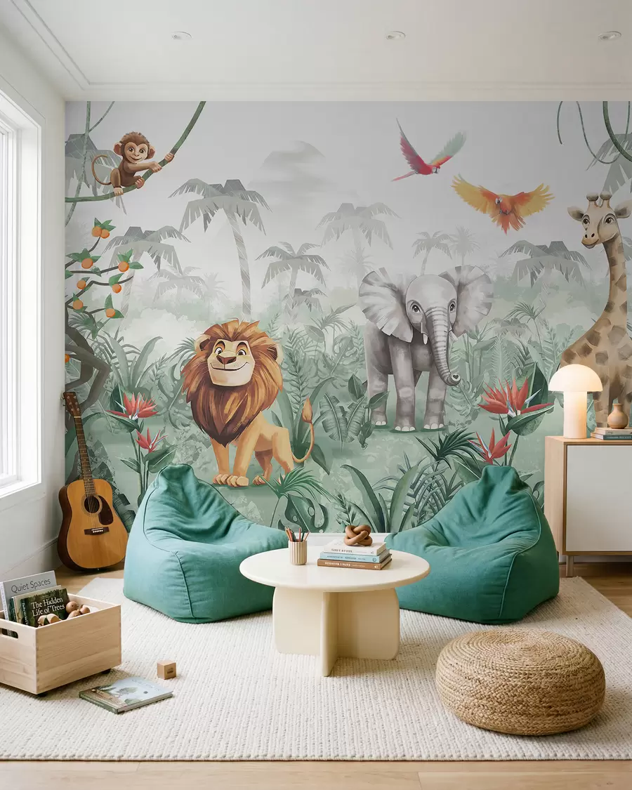 Fototapeedid Safari palmide vahel w02440