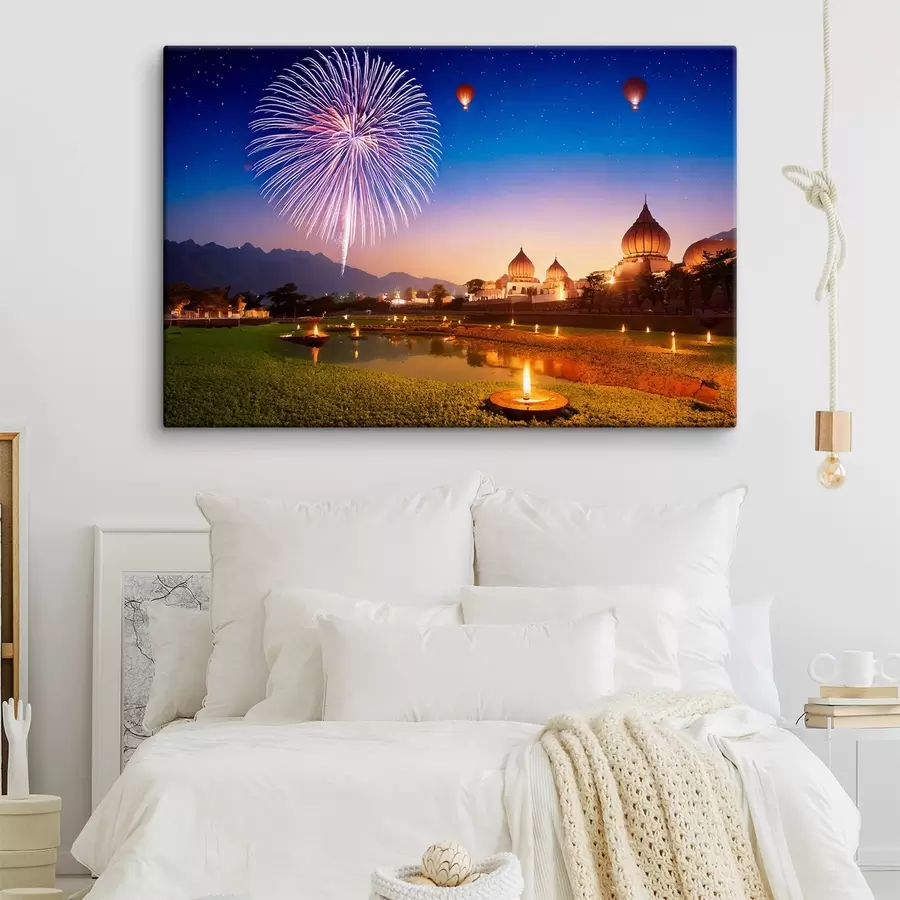 Pilt vaade Diwali pidustusele s41993