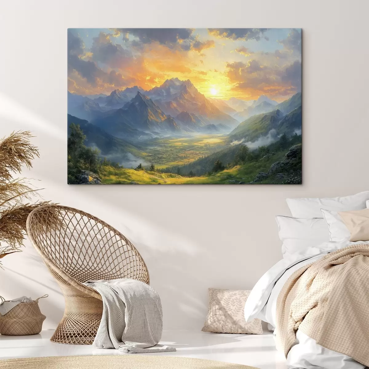 Pilt hommikupoolik mägedes s42004