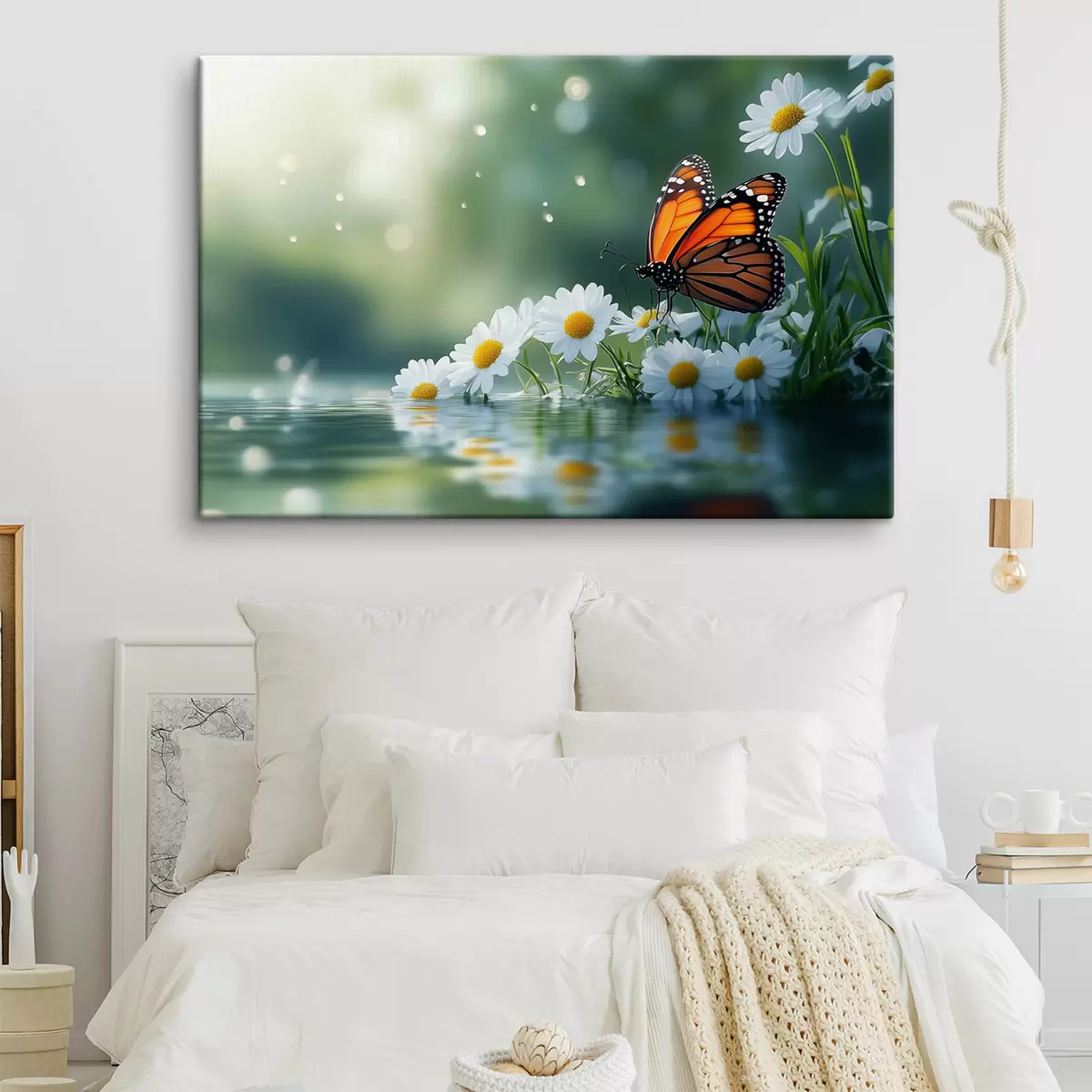 Pilt liblikas päevalillede peal s42017