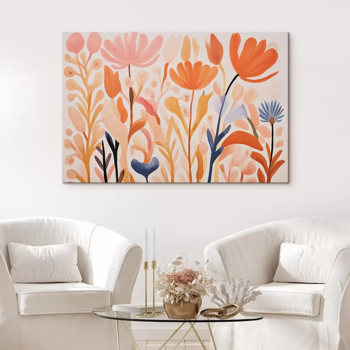 Pilt Abstraktsed taimed ja lilled s42034