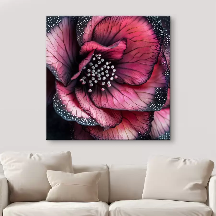 Pilt Luksuslik begoonia punastes ja roosades toonides s41977