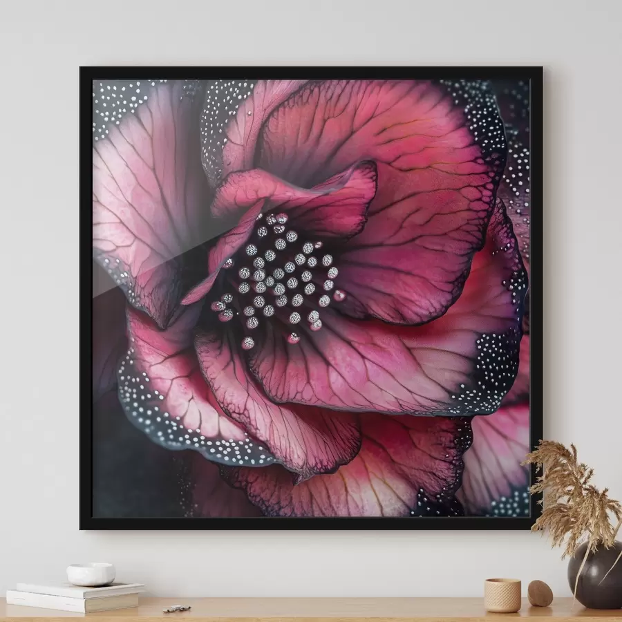 Fototapeedid Luksuslik begoonia punastes ja roosades toonides f41977