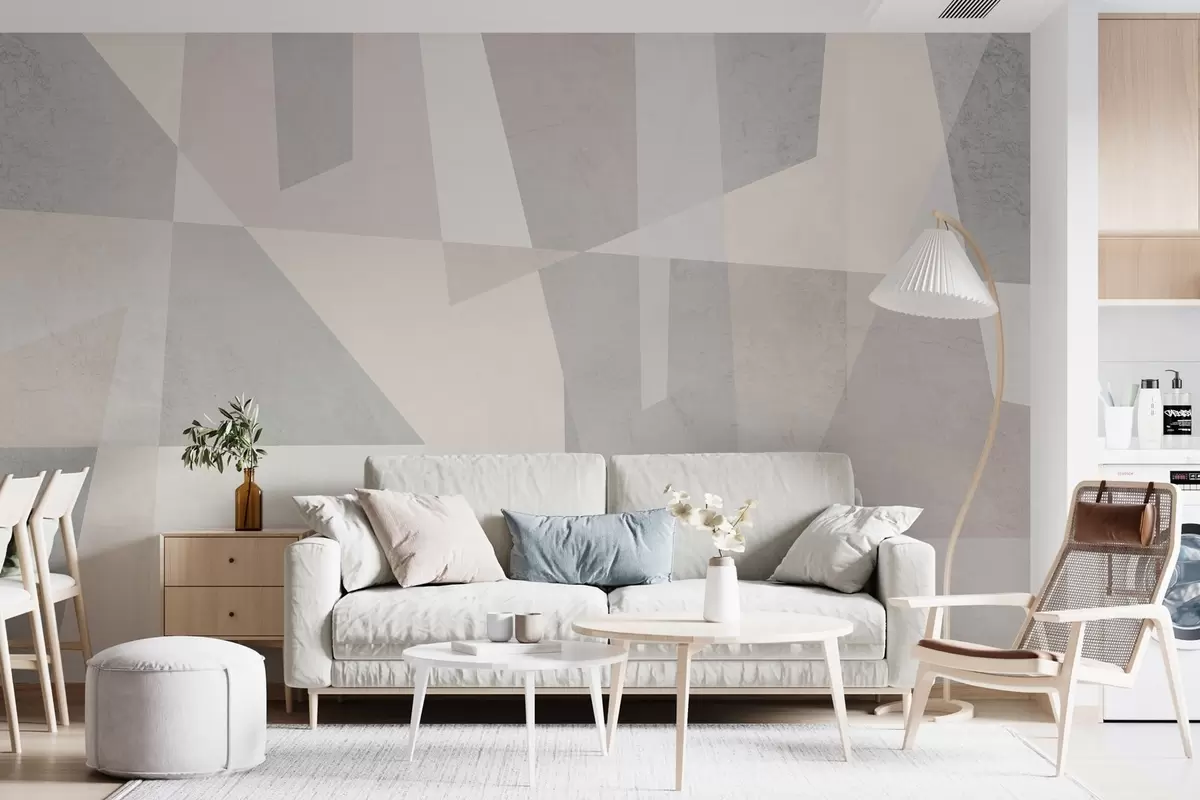 Fototapeedid kaasaegne tekstuurne geomeetria  w02445