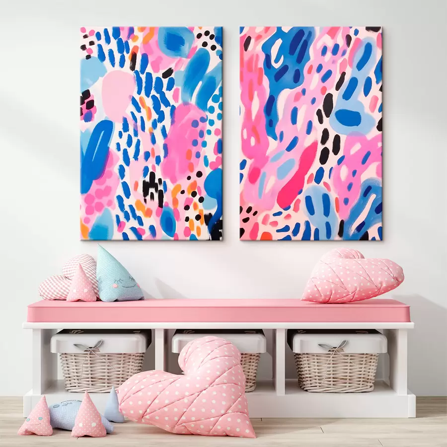 Pilt Värviline abstraktsioon m00393