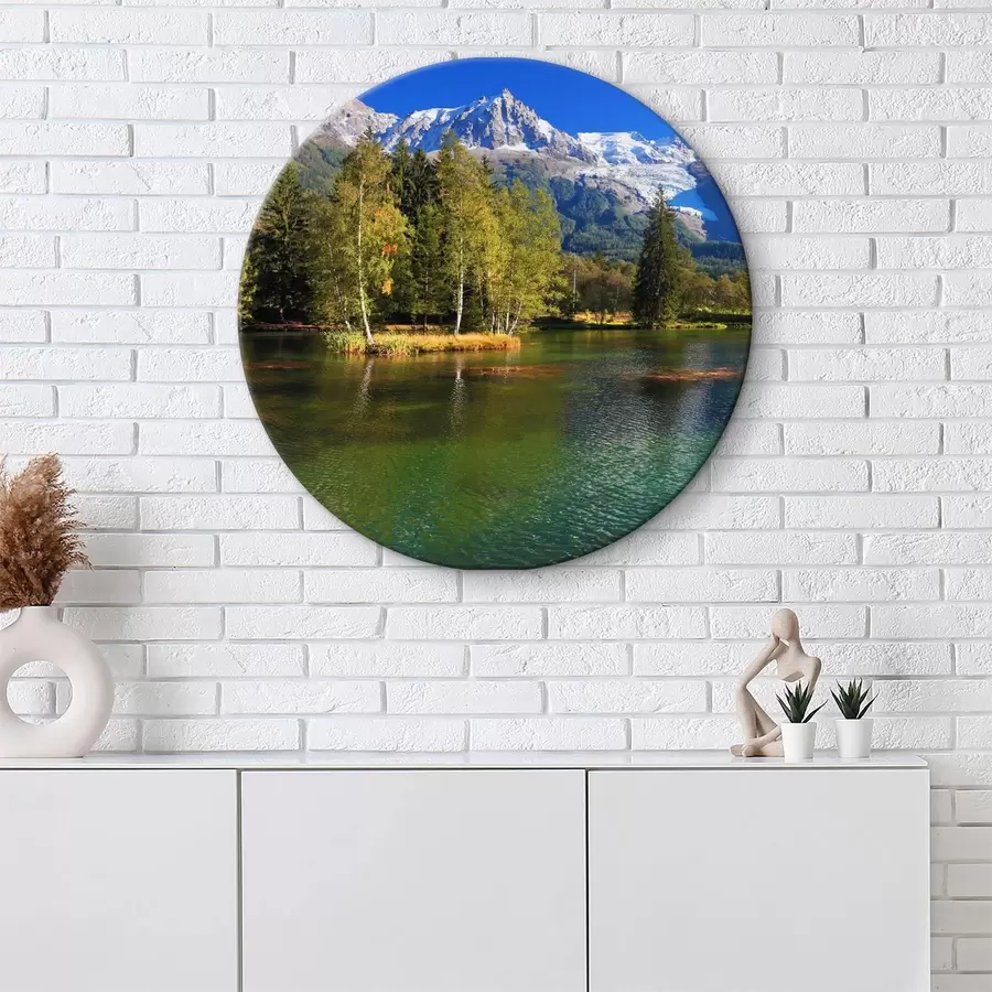 Fototapeedid Vesi, taevas ja mägi r08443