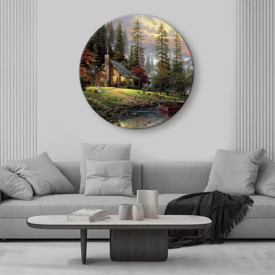 Pilt Kalurionn metsas oja lähedal r15556