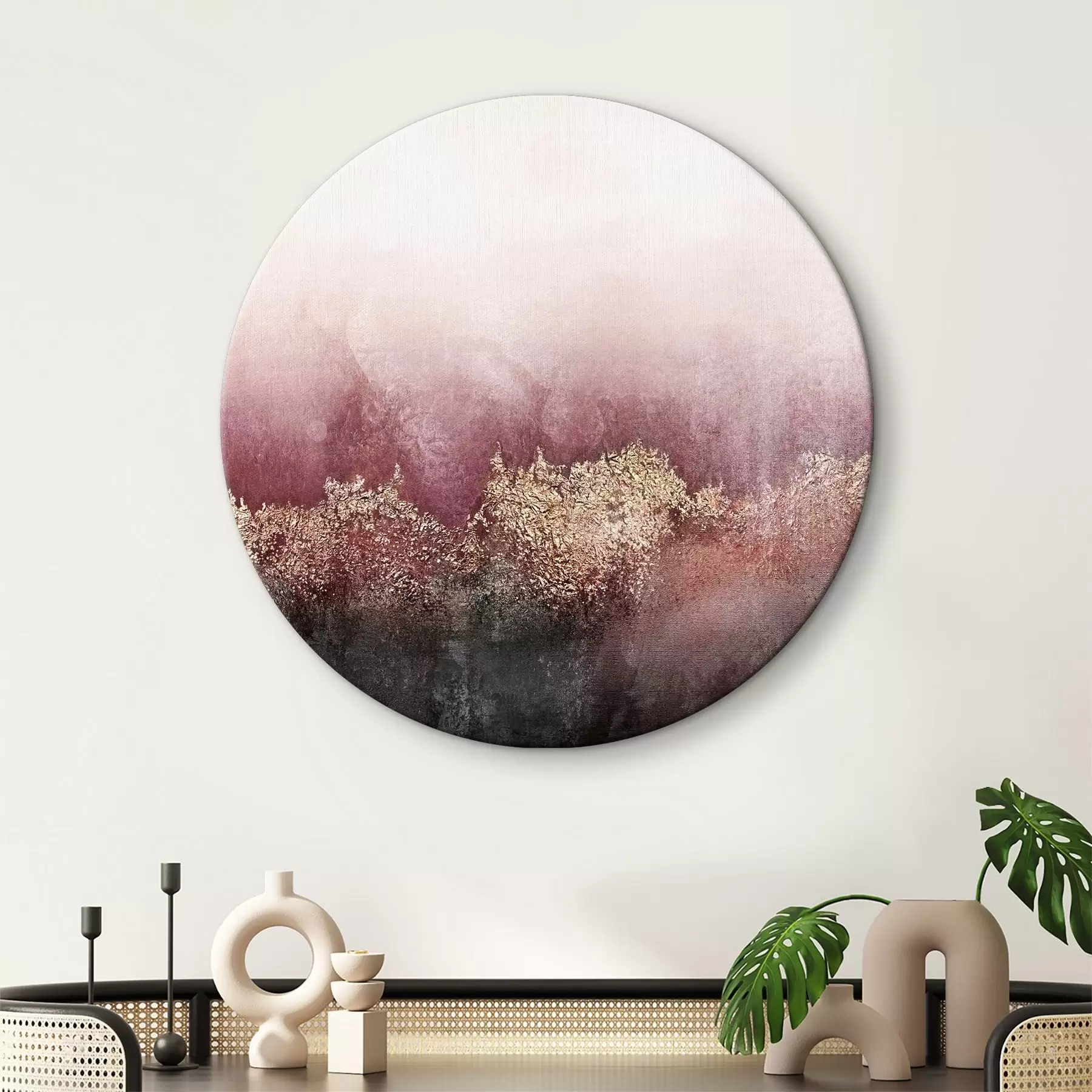 Pilt Abstraktsioon burgunditoonides r35844