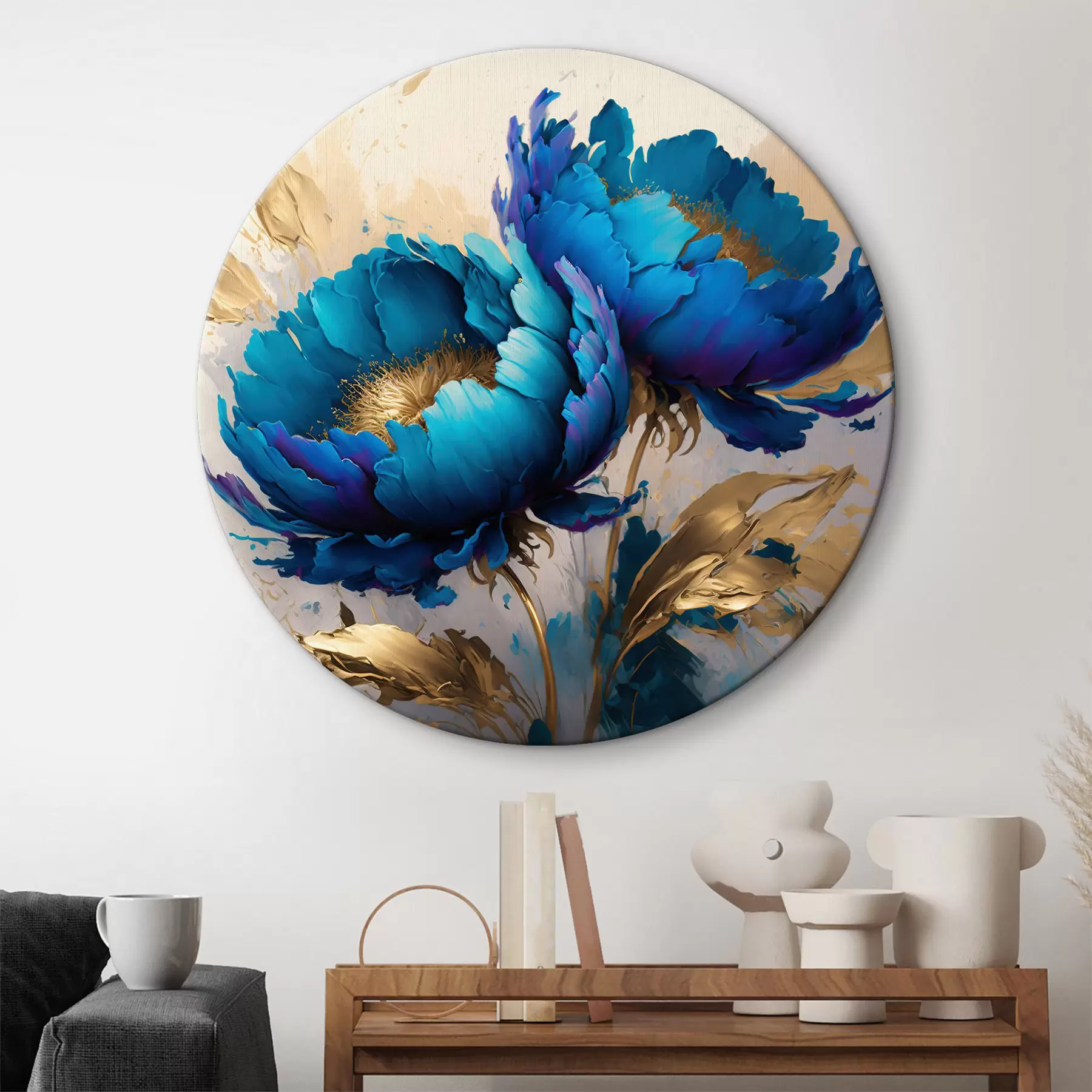 Pilt Sinised pojengid r37843