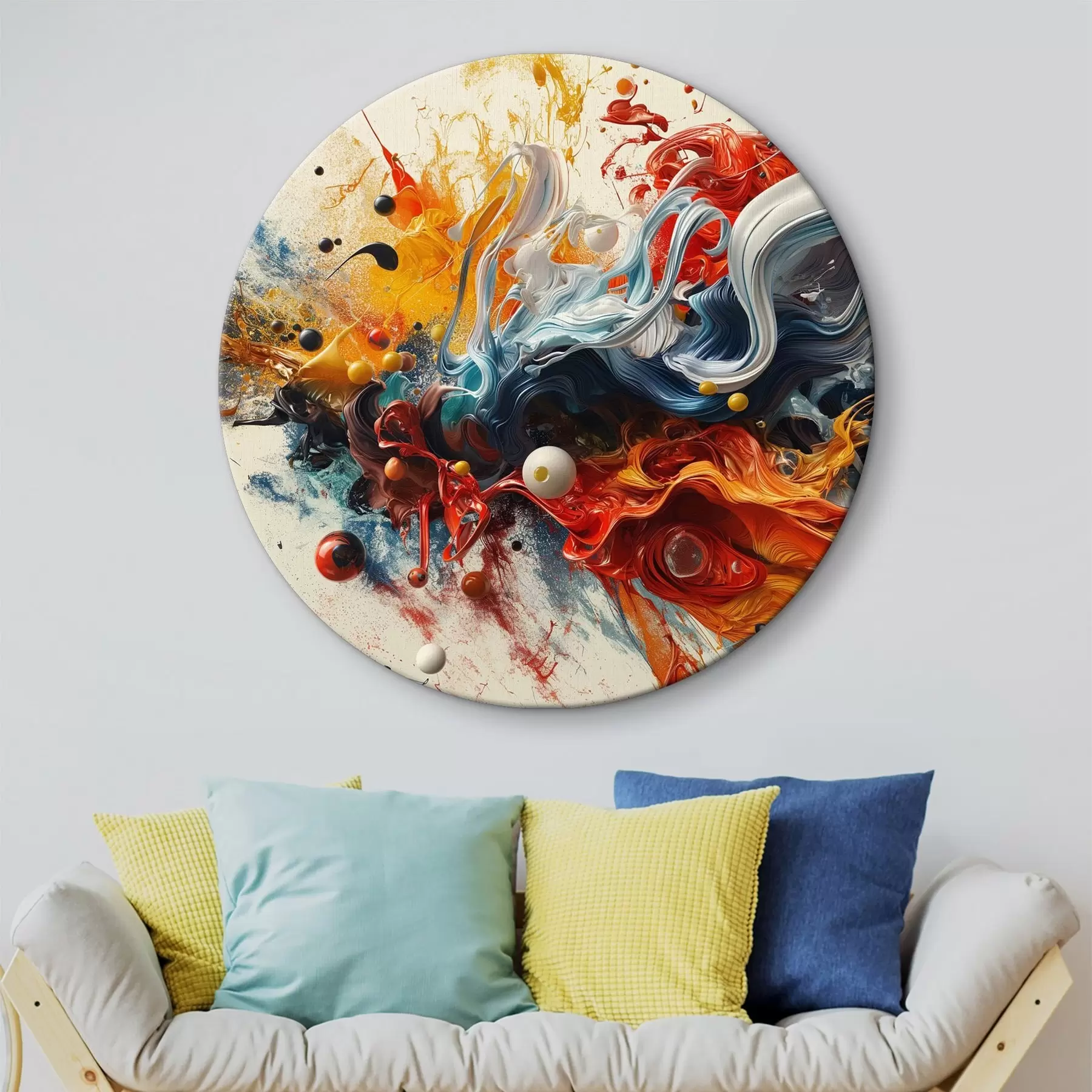 Pilt Abstraktne taust värvipritsmed r38457