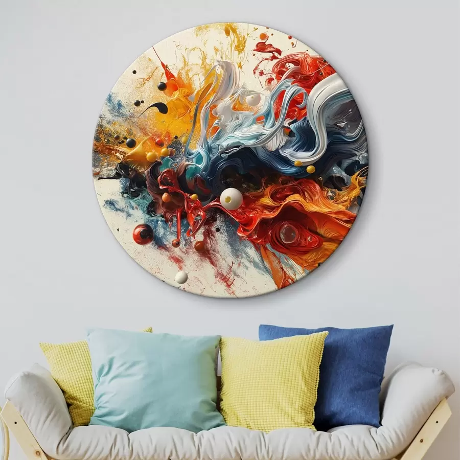 Pilt Abstraktne taust värvipritsmed r38457