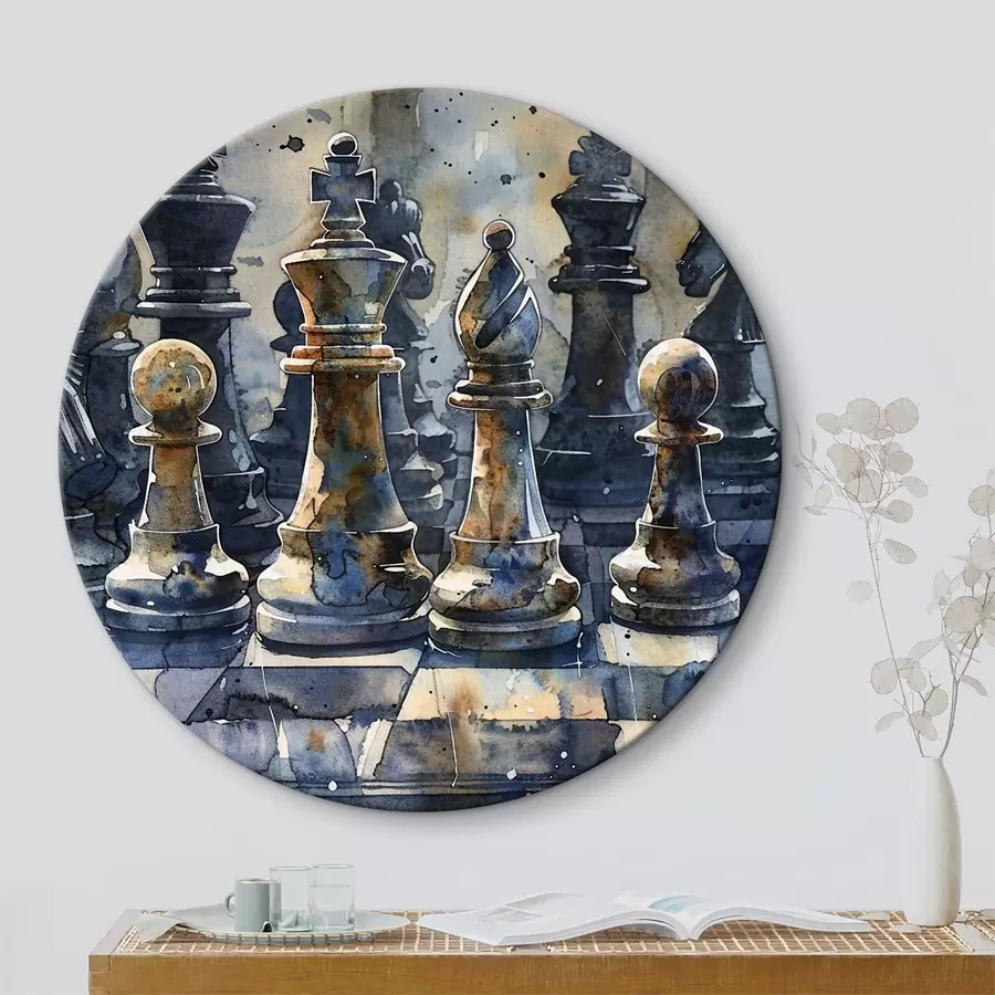 Pilt Akvarellmaali detailide kujunduse ja tekstuuridega lähivaade metallist või kivist malest r38960