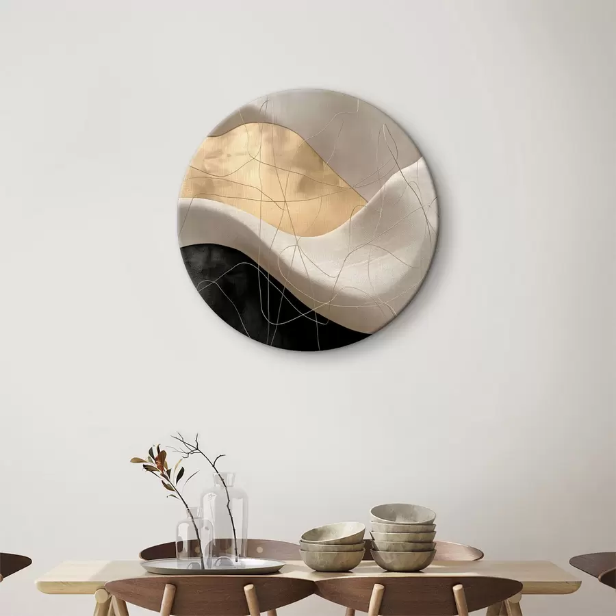 Fototapeedid Abstraktsioon lainete ja joontega r39053