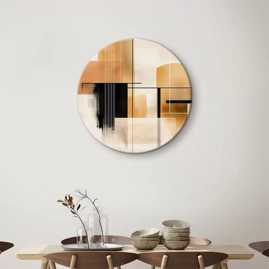 Pilt Abstraktsioon geomeetriliste kujunditega r39561