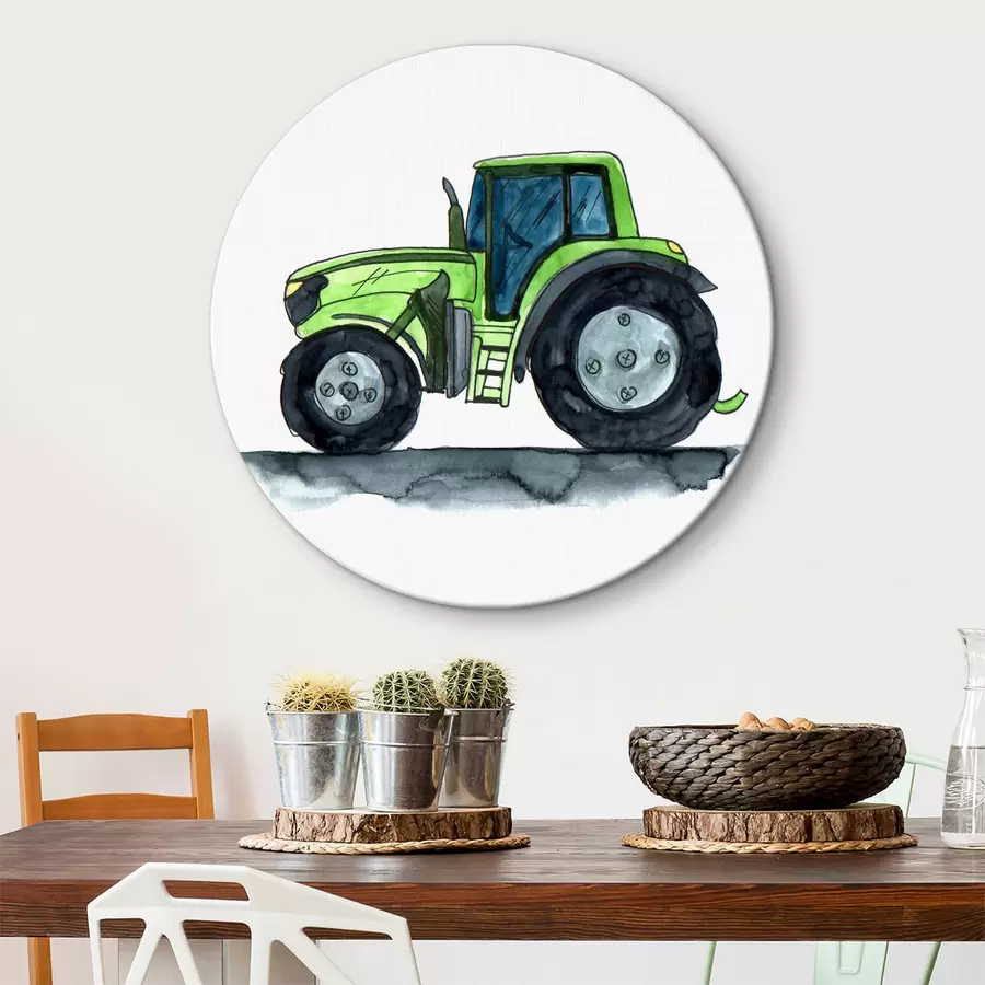 Pilt Akvarellroheline traktor r39903