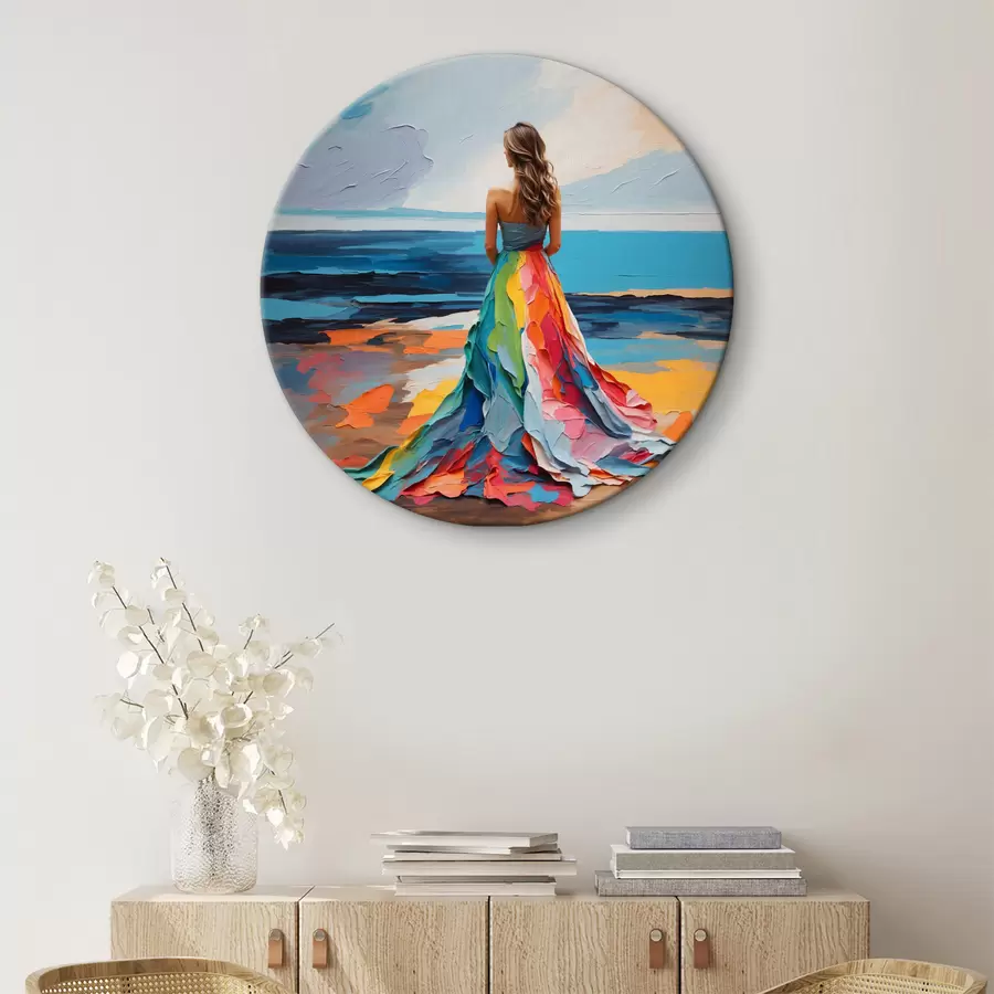 Pilt Naine mererannal r38171