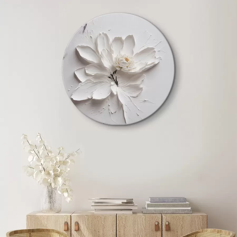 Pilt Valge lill õlis r38303