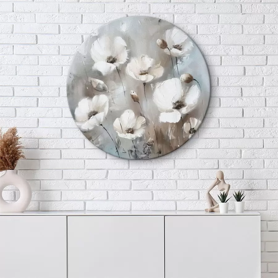 Pilt Valgete metsalillede taime trükitud tekstuur r38925