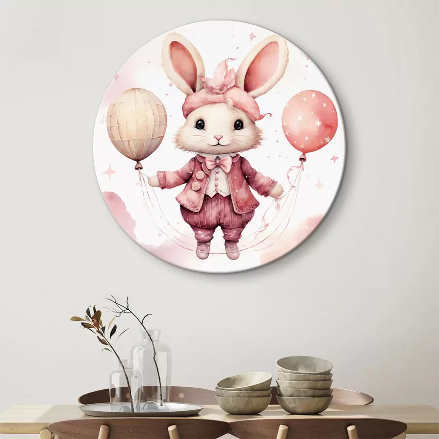 Pilt Jänku koos õhupallidega valmis seiklusteks r39021