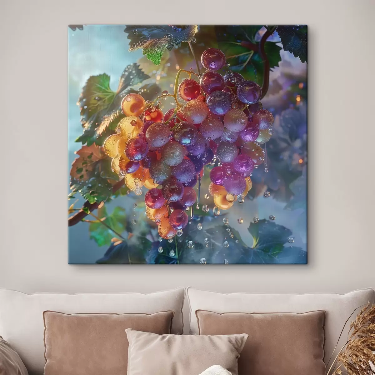 Pilt Puuviljad, viinamarjakobar veepiiskades s42073