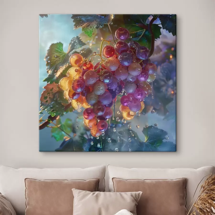 Pilt Puuviljad, viinamarjakobar veepiiskades s42073